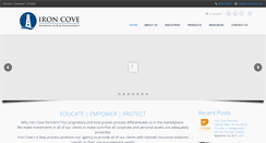Desktop Screenshot of ironcoveins.com